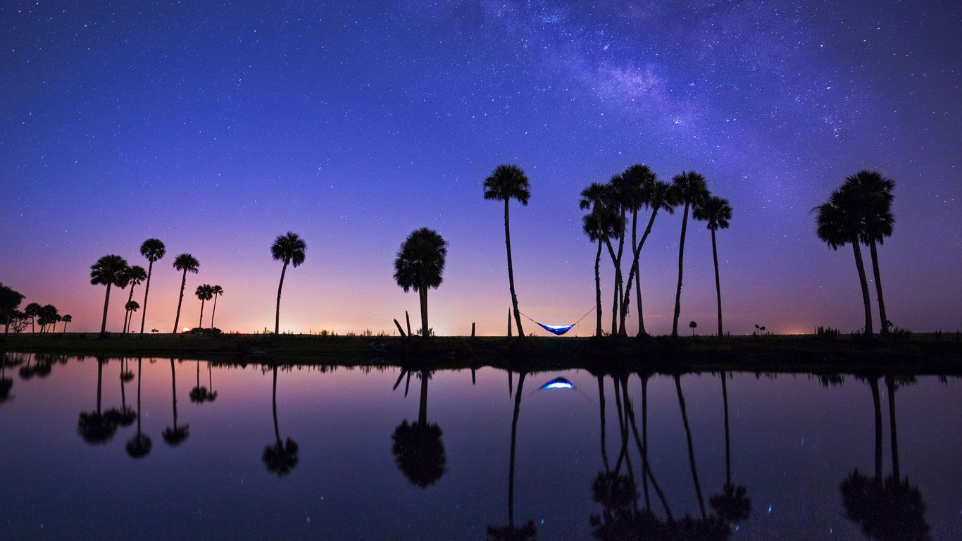 Hammock camping on the Econlockhatchee River in Florida