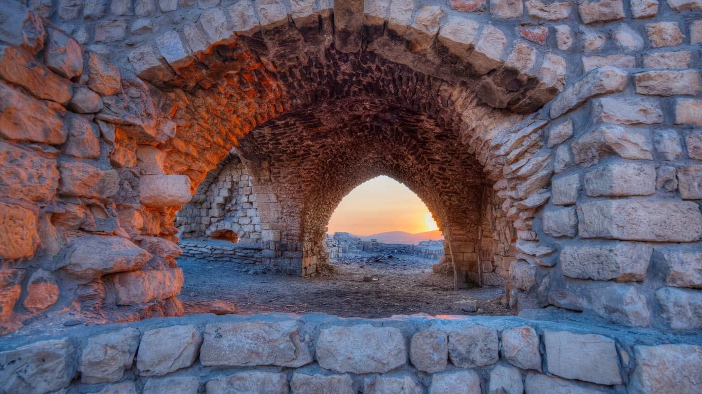 Ruins in Safed, Israel