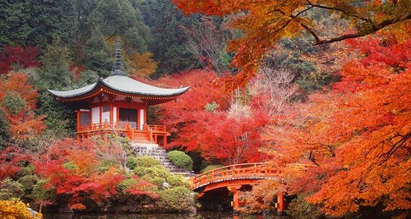 ｢醍醐寺の弁天堂｣京都, 伏見区