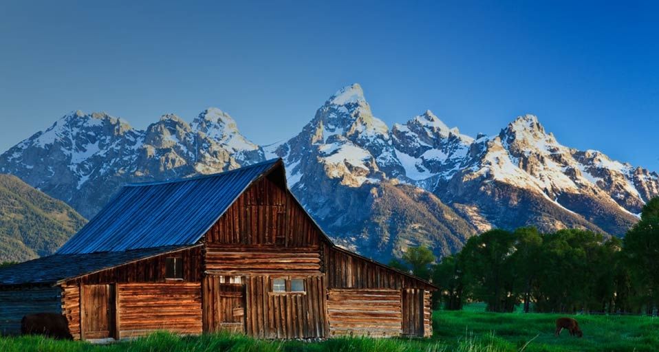 Moulton Barn on Mormon Row, Grand Tetons, Wyoming