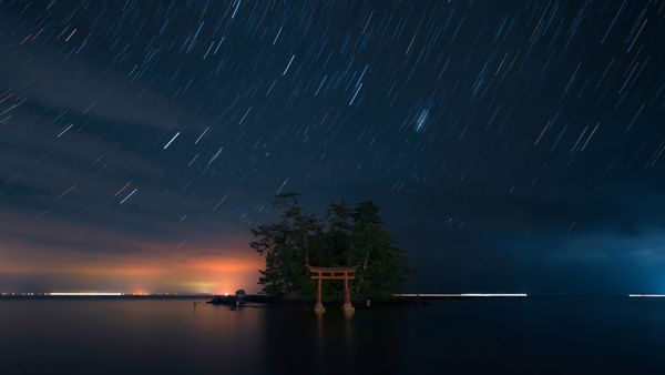 ｢恋路海岸の弁天島｣石川県, 能登町