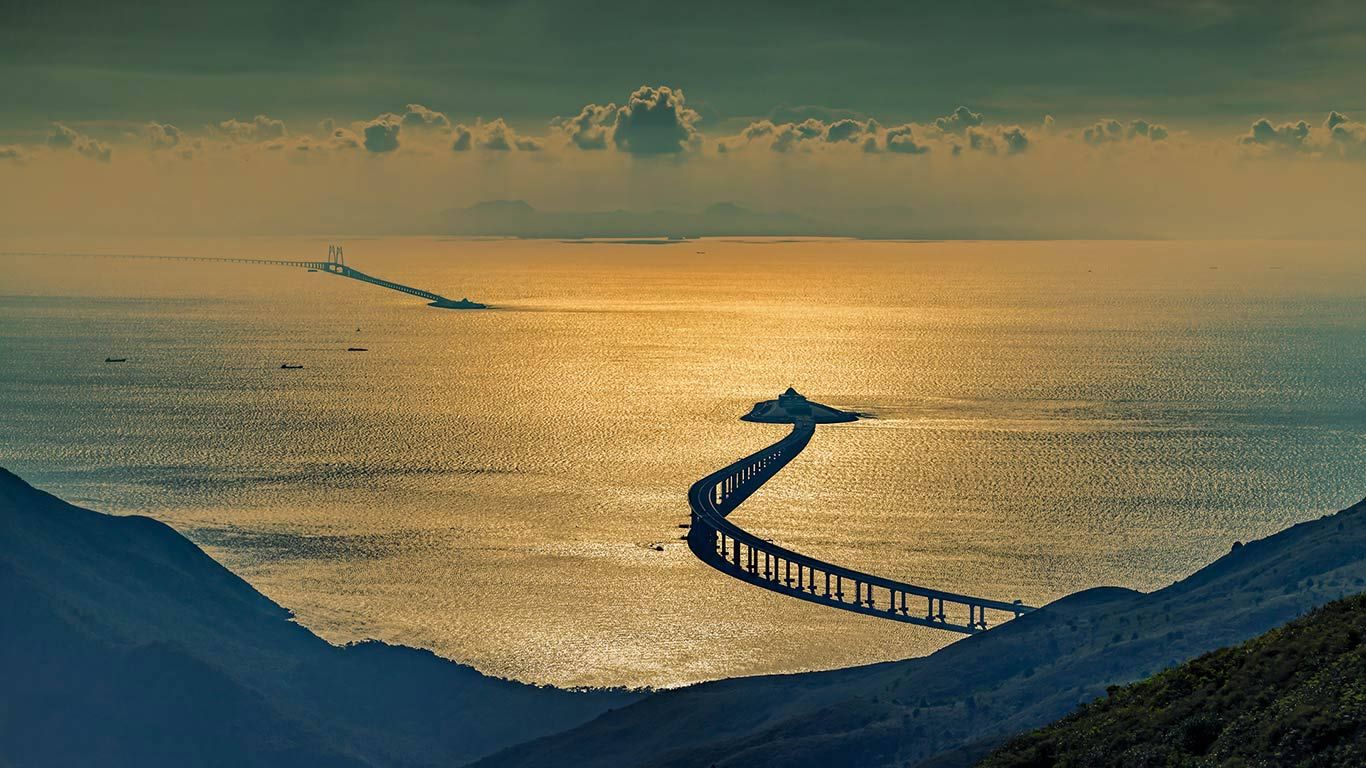 Hong Kong-Zhuhai-Macau Bridge, China