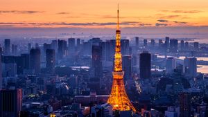 ｢東京タワー｣東京都, 港区 (© Yukinori Hasumi/Getty Images)(Bing Japan)