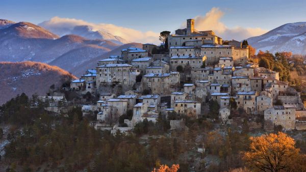 Il borgo di Labro, Provincia di Rieti, Italia