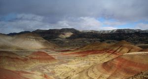 Painted Hills in John Day Fossil Beds National Monument in central Oregon -- Ken Hollis &copy; (Bing United States)
