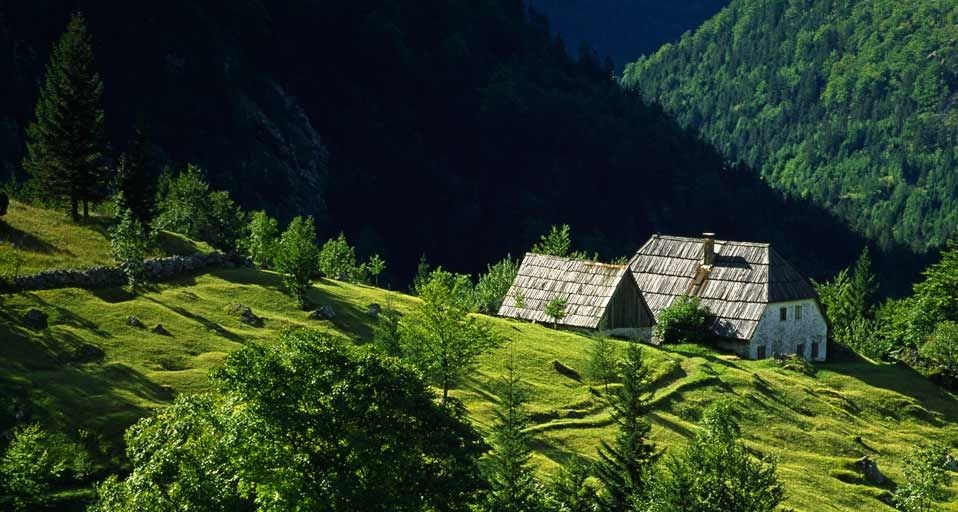Landscape near Trenta, in the Triglav National Park, Slovenia