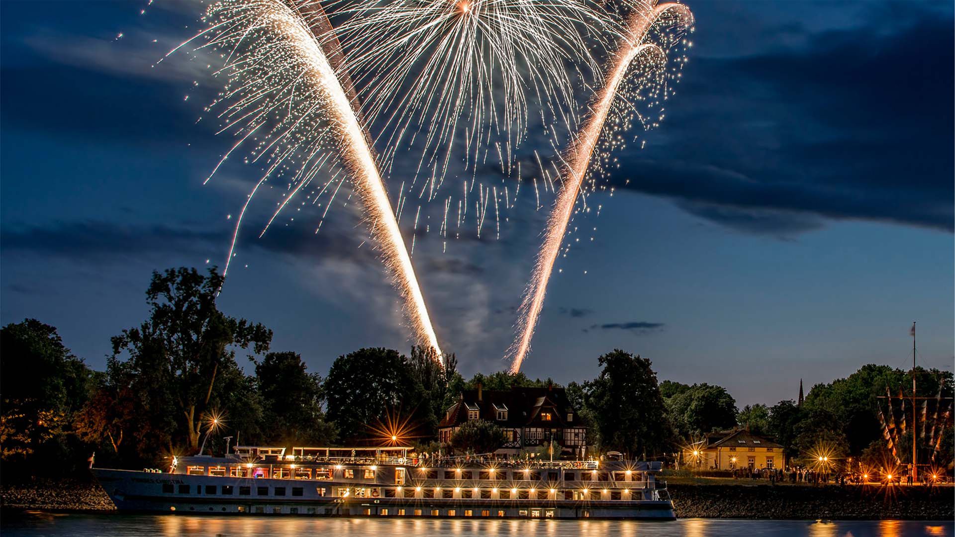 Feuerwerk in Speyer Rheinland-Pfalz