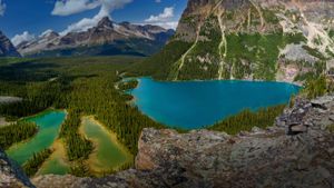 加拿大，不列颠哥伦比亚省，幽鹤国家公园的欧哈拉湖 (© Nelu Goia/Shutterstock)(Bing China)