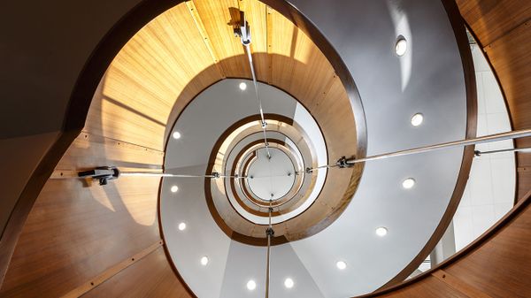 The Feature Staircase in the Macodrum Library, Ottawa
