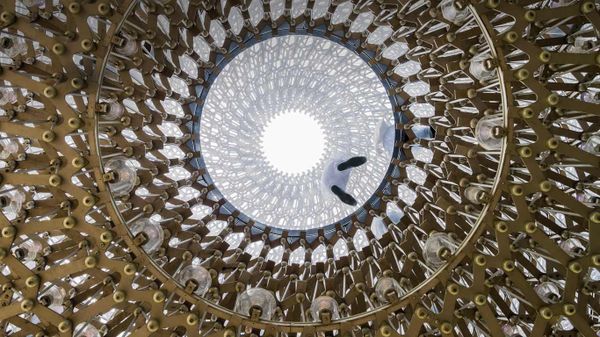 The Hive in the Royal Botanic Gardens at Kew, south-west London