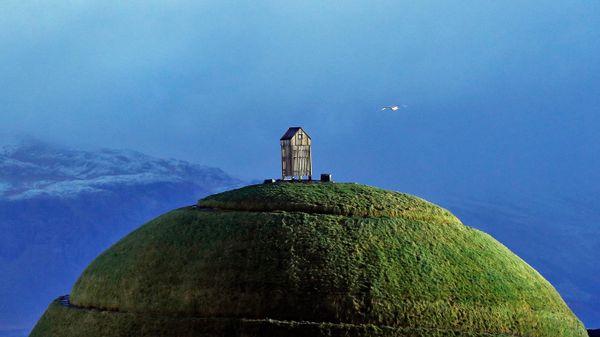 Þúfa hill in Reykjavík, Iceland