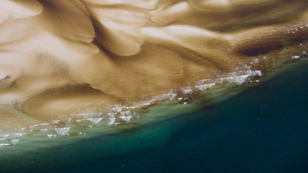 Wathumba Creek estuary on Fraser Island in Queensland, Australia