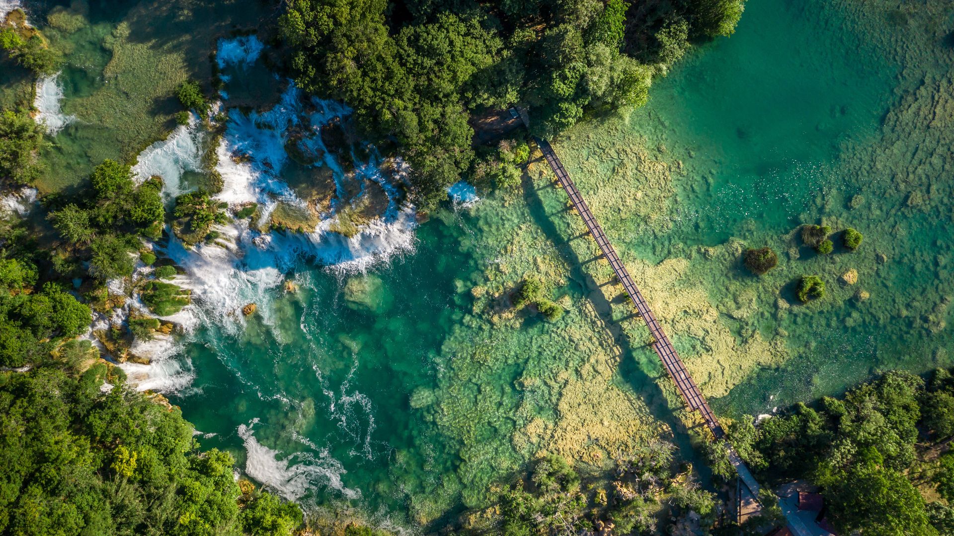 Cascata di Skradinski Buk, parco nazionale della Krka, Croazia