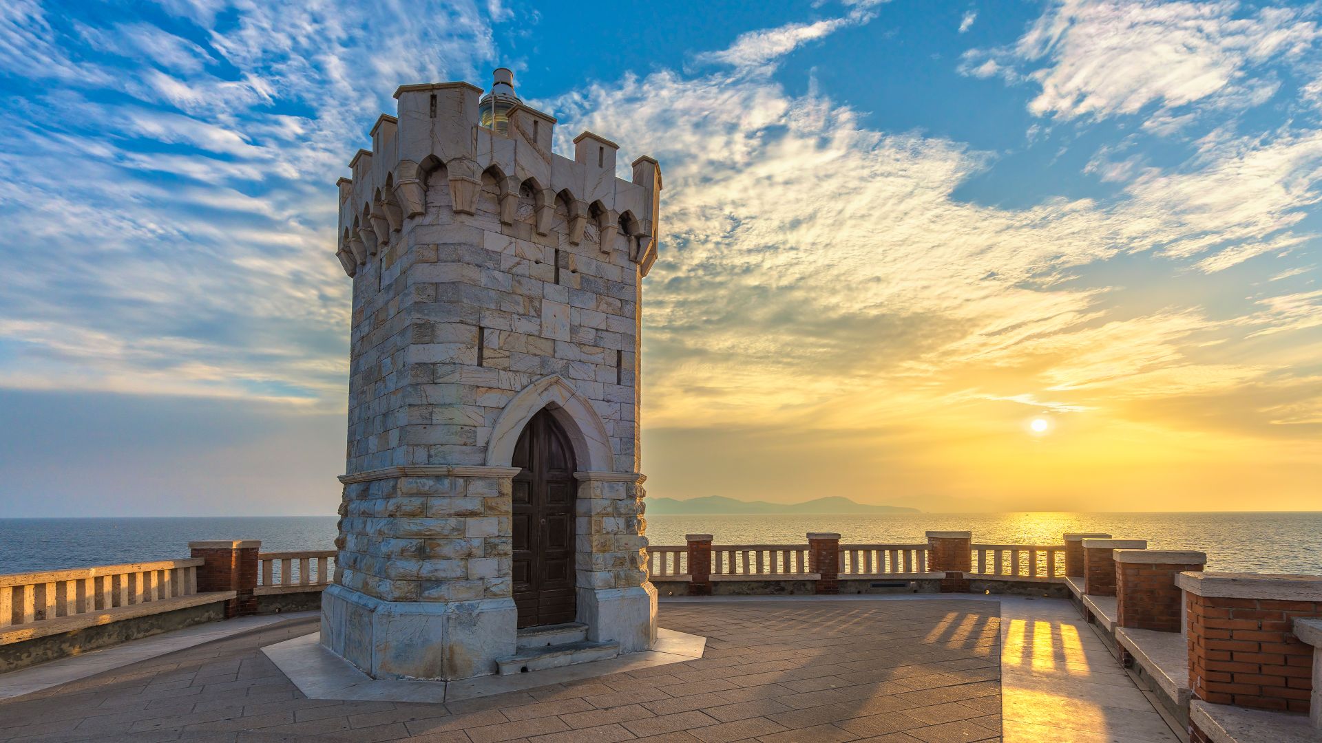 La Rocchetta Lighthouse, Piombino, Tuscany, Italy