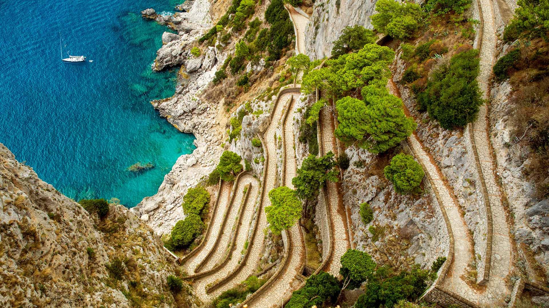 Via Krupp, Capri, Italy
