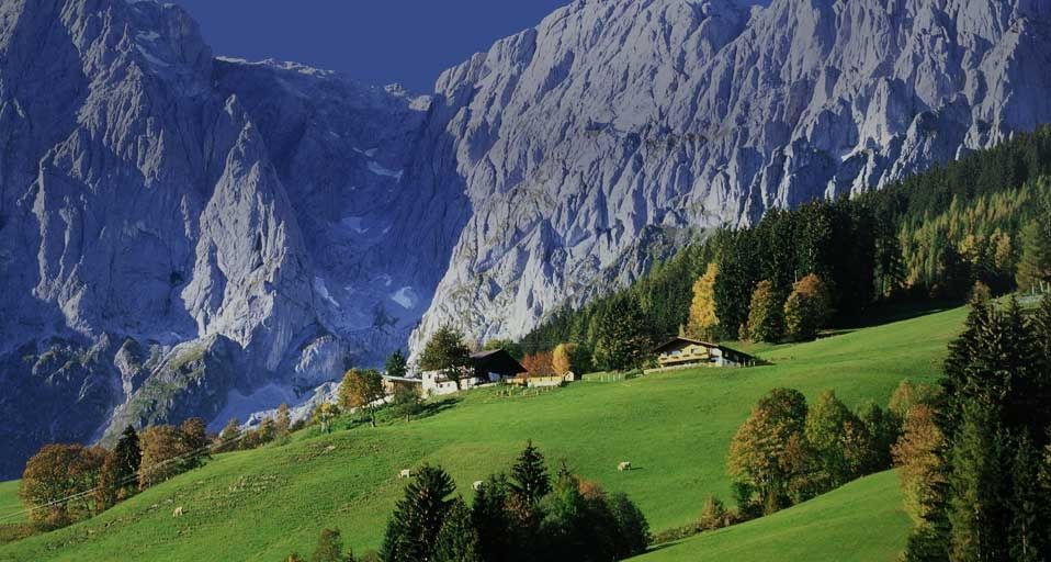 Hochkönig mountain and meadow, Salzburg state, Austria
