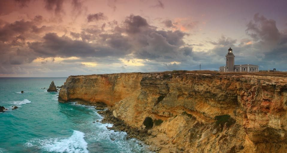 Faro de Cabo Rojo (Red Cape Lighthouse) on Punta Jaguey, Puerto Rico