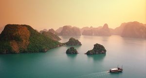 Halong bay in Vietnam -- Design Pics Inc/Photolibrary &copy; (Bing New Zealand)