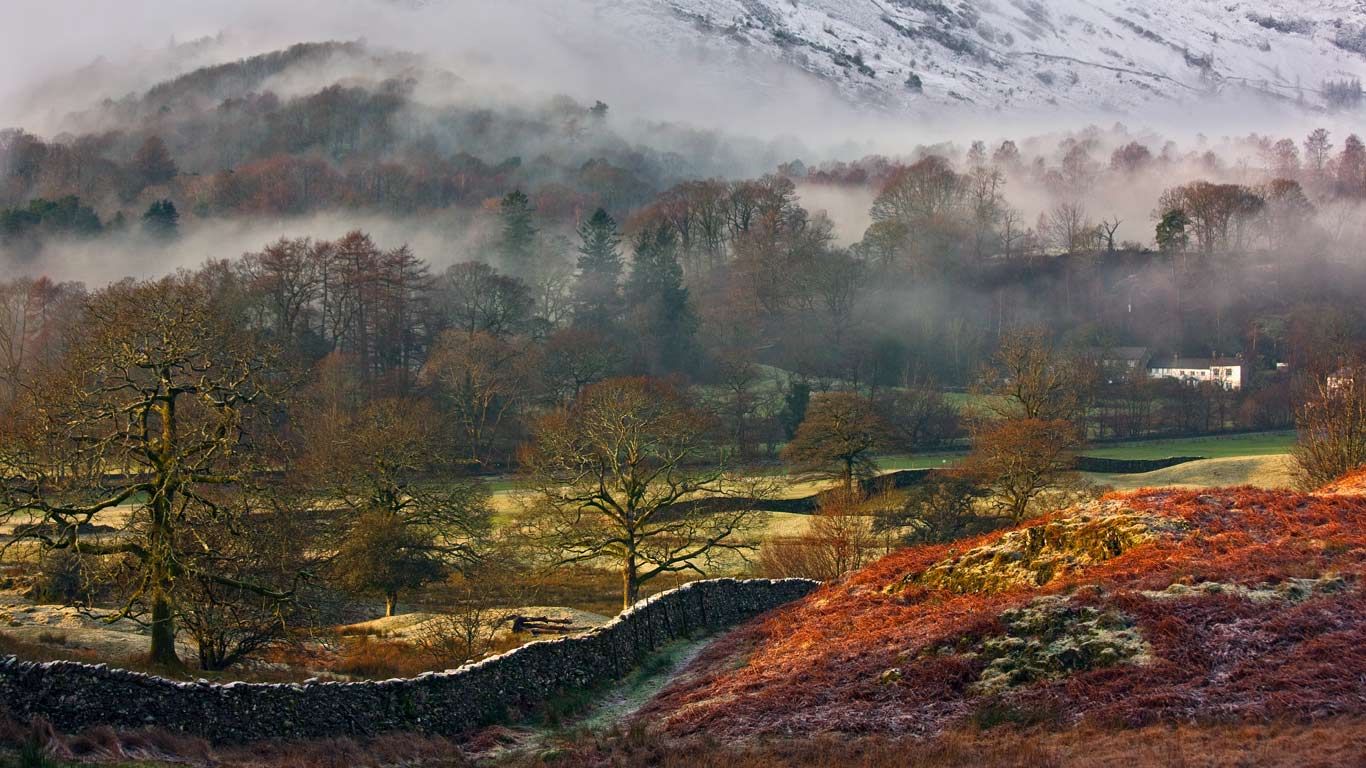 Great Langdale Valley in Lake District National Park, Cumbria, England