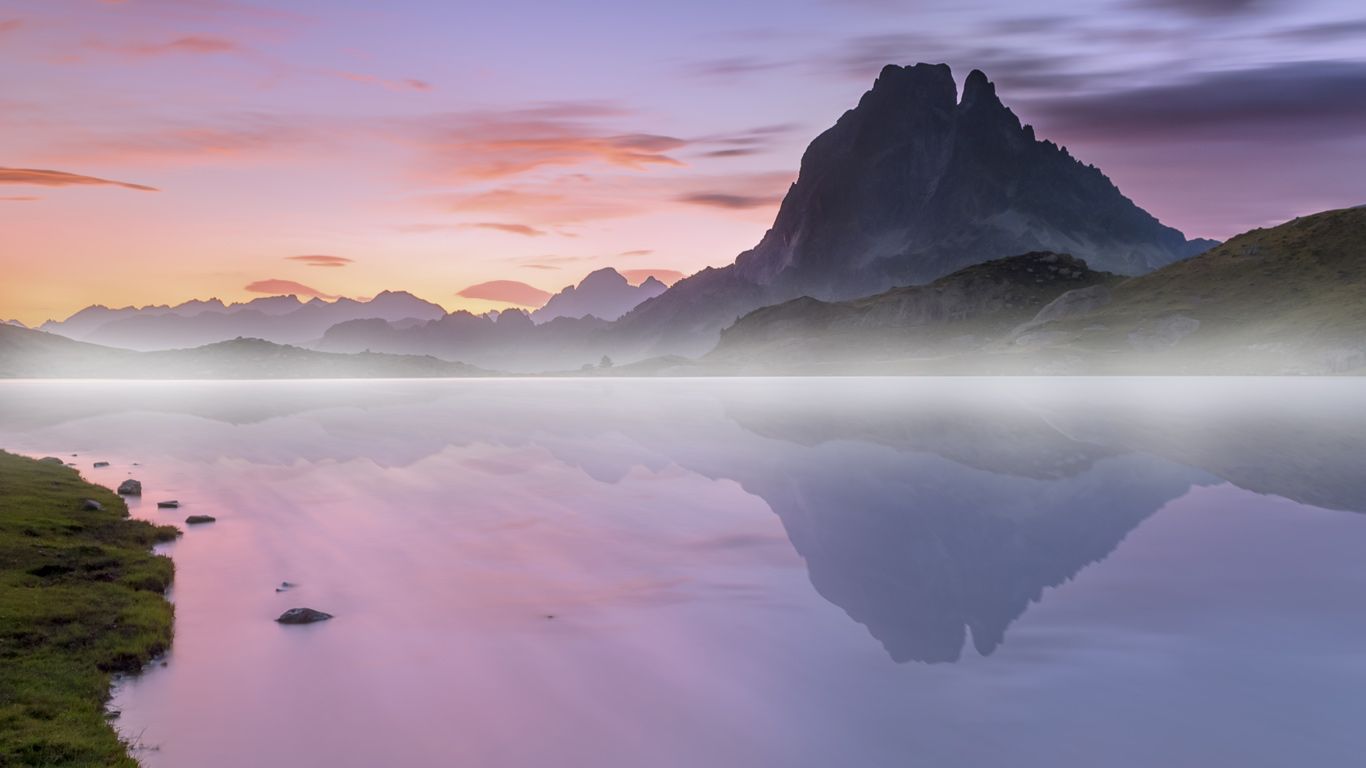 Pic du Midi d'Ossau, a mountain in the Pyrenees, France