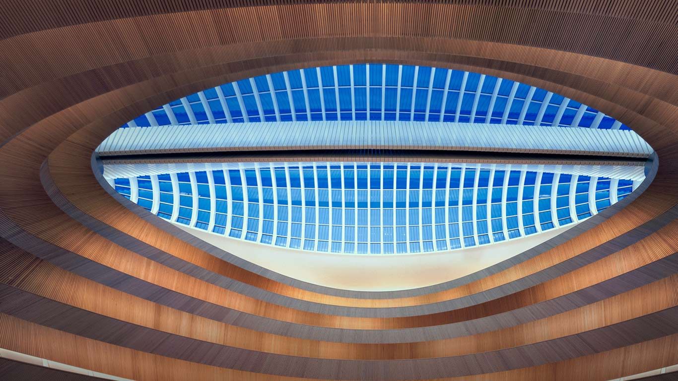Interior of University of Zurich’s Main Library, Switzerland