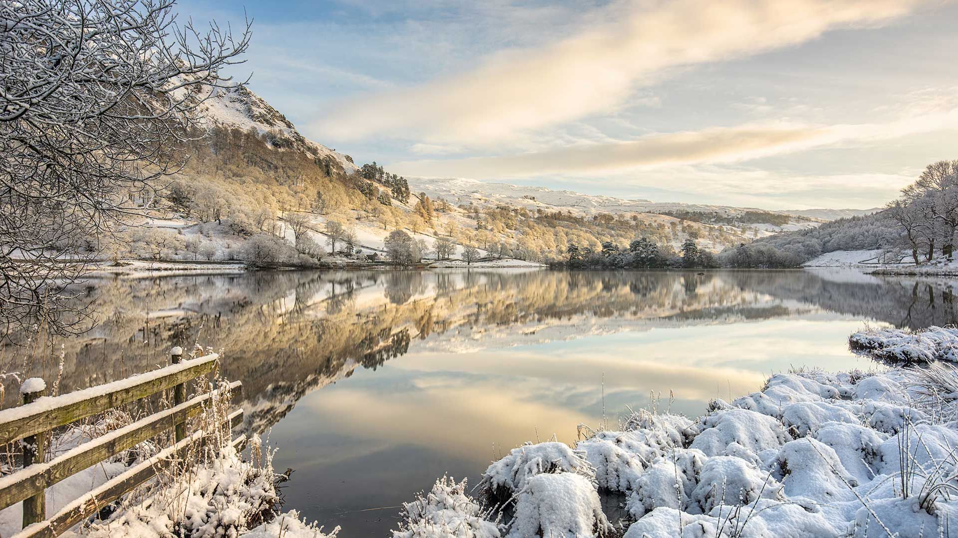 Rydal Water in the Lake District, Cumbria