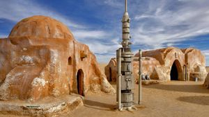 Lieu de tournage des films “Star Wars”, Chott el Djerid, Tunisie (© age fotostock/Alamy)(Bing France)