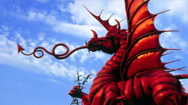 Memorial to the Welshmen of the 38th Division who fell at Mametz wood during the First World War