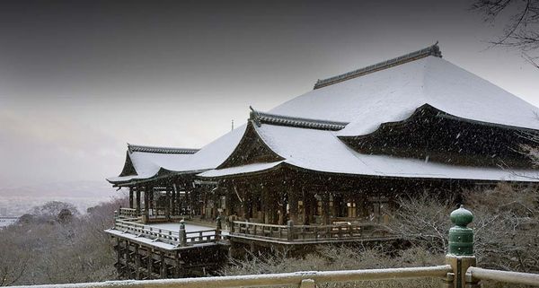 ｢雪の清水寺｣京都, 東山