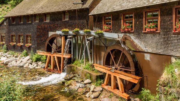 Die Hexenlochmühle im Schwarzwald bei Furtwangen, Baden‑Württemberg