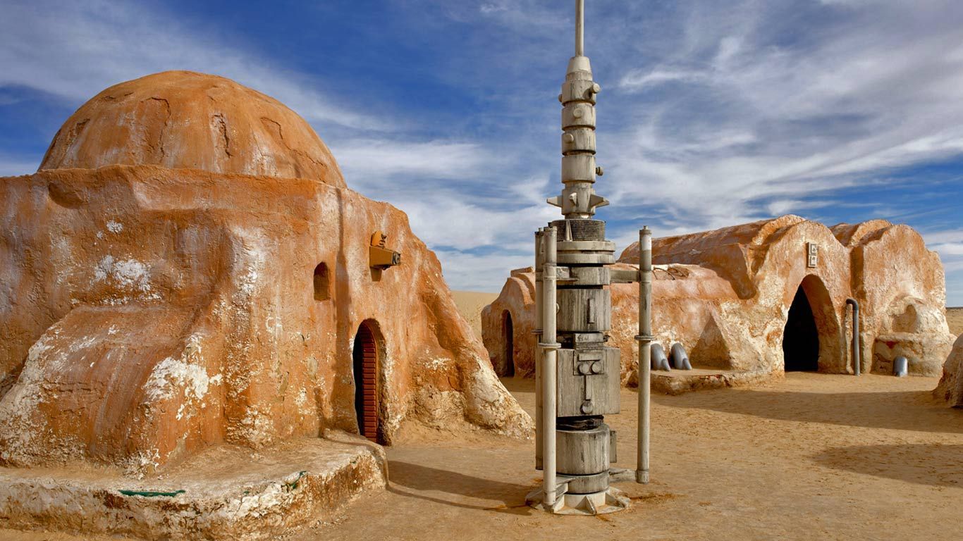 Filming location for Star Wars, Chott el Djerid, Tunisia