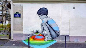 Oeuvre murale de l’artiste Seth, rue Julienne, 13e arrondissement de Paris, France. (© EQRoy/Shutterstock)(Bing France)