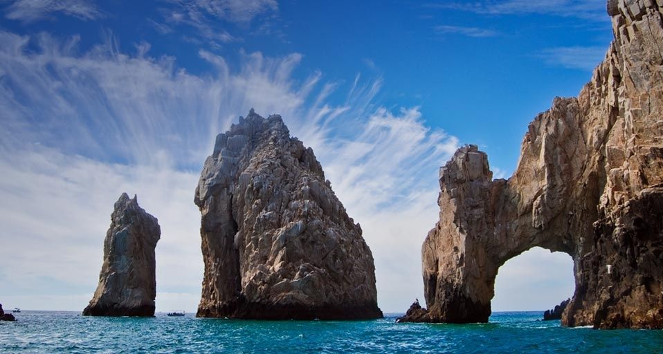 Stone arch at the southernmost tip of Mexico’s Baja California Peninsula