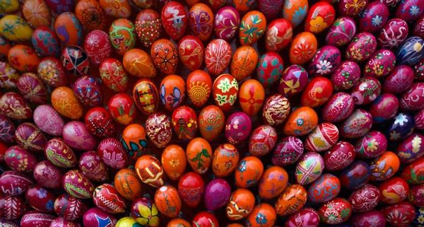Ukrainian painted eggs