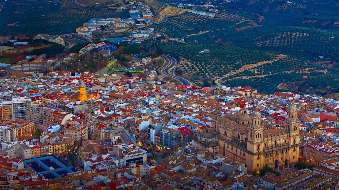 City of Jaén in Andalucia, Spain