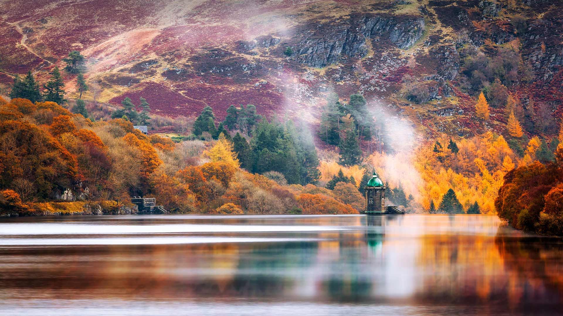 Pen y Garreg dam, Elan Valley, Wales