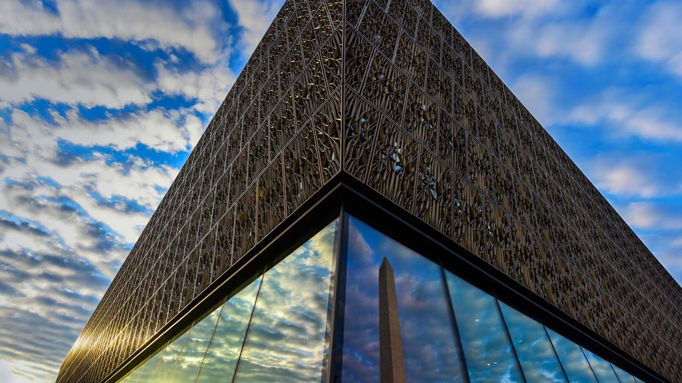 The Smithsonian Institution's National Museum of African American History and Culture in Washington, DC
