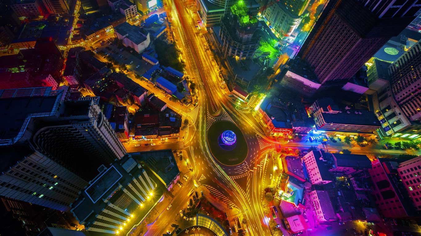 ｢大連中山広場｣中国, 遼寧省