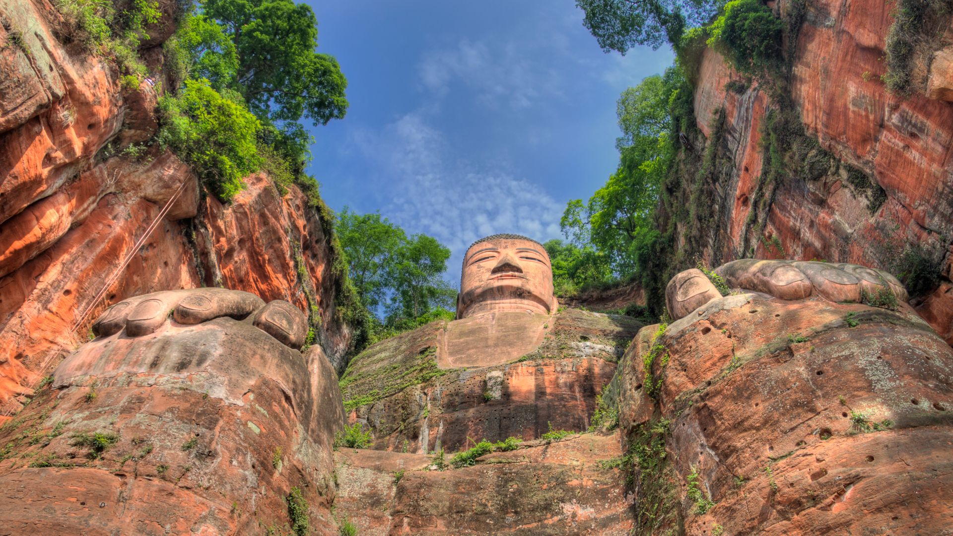 Buddha gigante di Leshan, Sichuan, China