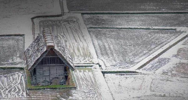 「冬の景色」岐阜県, 飛騨市