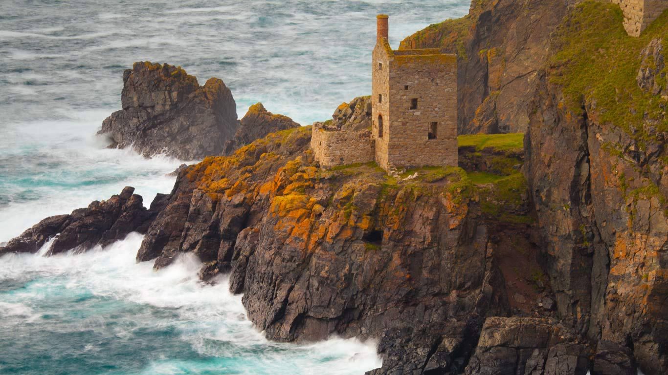 Botallack Mine in Cornwall, England