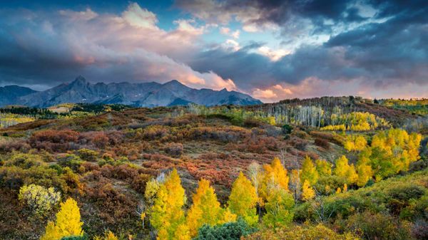 The Sneffels Range in Colorado, USA