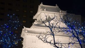 お城の雪像, 北海道 札幌市 (© Terry Donnelly/Alamy Stock Photo)(Bing Japan)