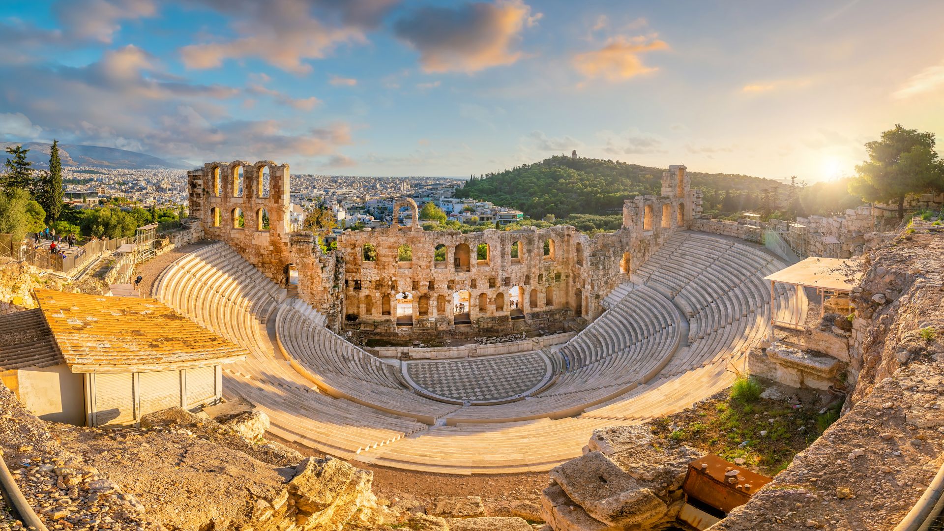 Odeon del teatro di Erode Attico, Acropoli di Atene, Grecia