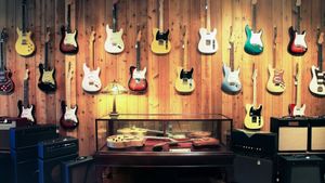 Electric guitars and amplifiers (© Third Eye Images/The Image Bank/Getty Images)(Bing United Kingdom)