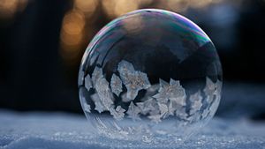 Macro shot of frozen soap bubble, Montreal, Canada (© Marianna Armata/Getty Images)(Bing New Zealand)