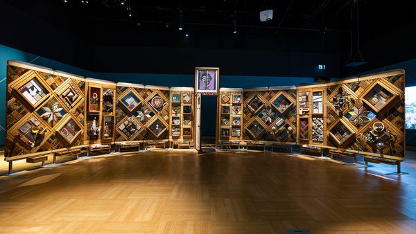 The Witness Blanket at the Canadian Museum of Human Rights, Winnipeg