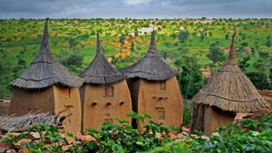 Dogon village in the Bandiagara region of Mali (© Quick Shot/Shutterstock)(Bing United States)