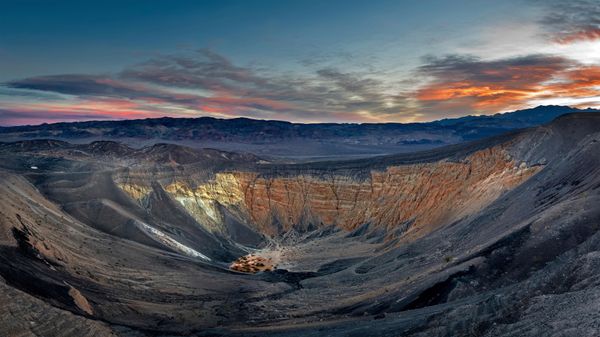 Ubehebe Crater in Death Valley National Park, California, USA