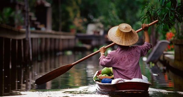 Damnoen Saduak, floating market, Thailand